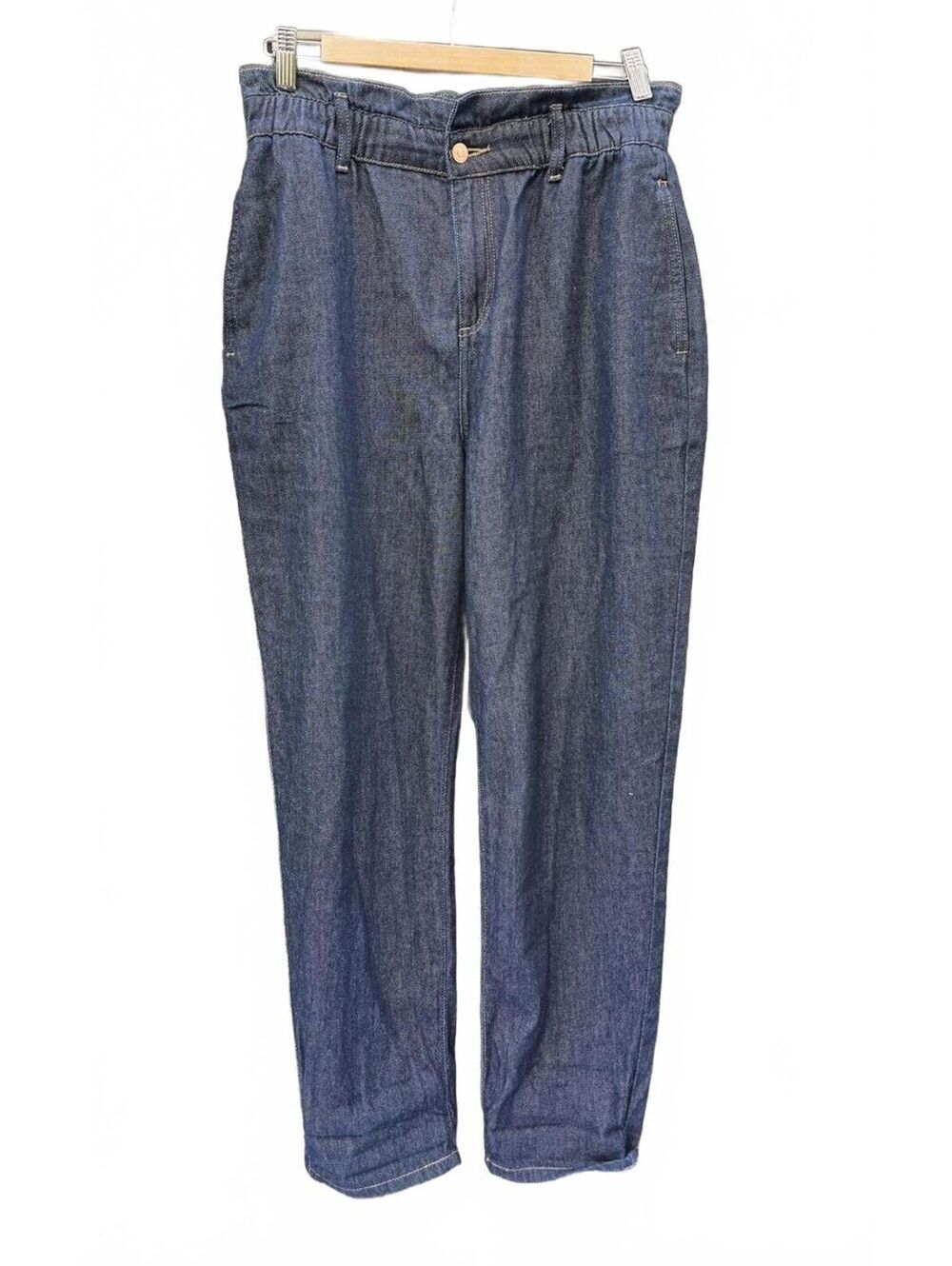 YOGA Jeans Malia Relaxed High Rise Paperbag Jeans Medium Wash Size 29